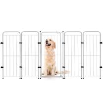 Cercado Cachorro Caes Grande Portao 4 Modulos 196x98cm
