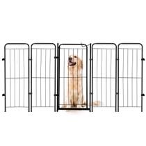 Cercado Cachorro Caes Grande Portao 4 Modulos 196x98cm