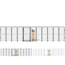 Cercado Caes Pet Cachorro 10 Módulos + Portão 98 cm Altura Cercado Caes Pet Cachorro 10 Módulos + Portão 98 cm Altura