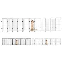 Cercado Caes Pet Cachorro 10 Módulos + Portão 98 Cm Altura Cercado Caes Pet Cachorro 10 Módulos + Portão 98 Cm Altura