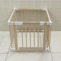 Cercado de madeira para bebê HUTOCADA 86 x 88 cm com trava de segurança infantil Cercado de madeira para bebê HUTOCADA 86 x 88 cm com trava de segurança infantil