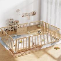 Cercado de Madeira para Bebê RUMBALUXY 244x163cm 10 Painéis