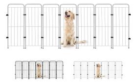 Cercado Dobrável 98cm com 7 Módulos Utilyse Branco Preto Divisor de Ambientes Cercado Dobrável 98cm com 7 Módulos Utilyse Branco Preto Divisor de Ambientes