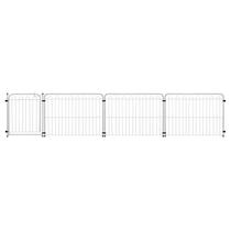 Cercado Dobrável Pet Mix 3 Lados Cachorro Cães Bebê Branco