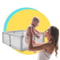 Cercado Grade Para Bebê Chiqueirinho Playground Infantil Grande Proteção Desmontável e Resistente 150 x 180 x 65 Ideal para todas as crianças