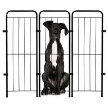 Cercado Grade Pet Dobrável Segurança Cão 110x98cm 3 Módulos Cercado Grade Pet Dobrável Segurança Cão 110x98cm 3 Módulos