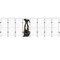 Cercado Grade Pet Dobrável Segurança Cão 288x98cm 8 Módulos Cercado Grade Pet Dobrável Segurança Cão 288x98cm 8 Módulos