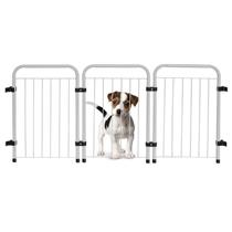 Cercado Grade Segurança Pet 3 Módulos 110x51cm Cães Cercado Grade Segurança Pet 3 Módulos 110x51cm Cães