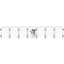 Cercado Grade Segurança Pet 7 Módulos 252x51cm Cães