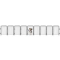 Cercado Grade Segurança Pet 9 Módulos 323x51cm Cães Cercado Grade Segurança Pet 9 Módulos 323x51cm Cães