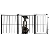 Cercado Grade Segurança Pet Portão 2 Módulos 191x82cm Cães