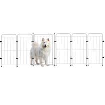 Cercado Grade Segurança Pet Portão 5 Módulos 224,5x70cm Cães Cercado Grade Segurança Pet Portão 5 Módulos 224,5x70cm Cães