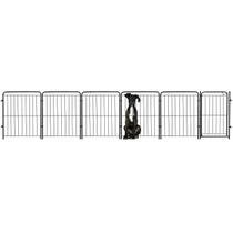 Cercado Grade Segurança Pet Portão 5 Módulos 392x82cm Cães Cercado Grade Segurança Pet Portão 5 Módulos 392x82cm Cães