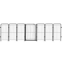 Cercado Grade Segurança Pet Portão 6 Módulos 260x70cm Cães Cercado Grade Segurança Pet Portão 6 Módulos 260x70cm Cães