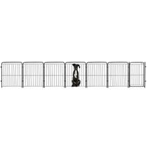 Cercado Grade Segurança Pet Portão 6 Módulos 450x82cm Cães Cercado Grade Segurança Pet Portão 6 Módulos 450x82cm Cães