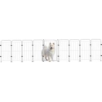 Cercado Grade Segurança Pet Portão 8 Módulos 331x70cm Cães Cercado Grade Segurança Pet Portão 8 Módulos 331x70cm Cães