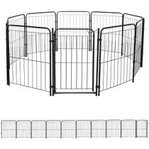 Cercado Grade Segurança Pet Portão 9 Módulos 658x82cm Cães Cercado Grade Segurança Pet Portão 9 Módulos 658x82cm Cães
