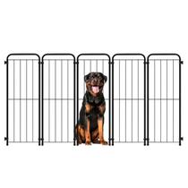 Cercado Grande Cachorro Caes Pet Grade 5 Modulos 98x176cm Cercado Grande Cachorro Caes Pet Grade 5 Modulos 98x176cm