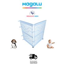 Cercado Modular Resolve 2 Módulos com Ventosas para Pets e Crianças 80cm