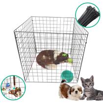 Cercado Móvel 4 Telas Tela Aramada 60x60cm Coelho Porquinho Gato Cachorro Pet Portátil Reforçado e mimo Cercado Móvel 4 Telas Tela Aramada 60x60cm Coelho Porquinho Gato Cachorro Pet Portátil Reforçado e mimo