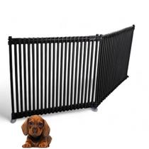 Cercado multiuso em pvc-kit 2 módulos 80 preto Cercado multiuso em pvc-kit 2 módulos 80 preto