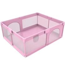 Cercado Para Bebê Brincar Grande Infantil Cercadinho Chiqueirinho 180x150 Rosa Cercado Para Bebê Brincar Grande Infantil Cercadinho Chiqueirinho 180x150 Rosa
