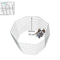 Cercado Para Cachorro Coelho Pets 8 Folhas 78 cm Altura Galvanizado - Metal Lini