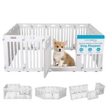 Cercado para cães BIRDROCK HOME com 16 painéis, 65 cm de altura, branco Cercado para cães BIRDROCK HOME com 16 painéis, 65 cm de altura, branco