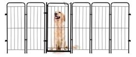 Cercado Para Pet 5 Módulos Portão 98cm Utilyse Chiqueirinho para Criança ou Cachorro Gato Coelho