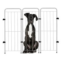 Cercado Pet Portátil Dobrável 3 Módulos 98cm Industrial Cercado Pet Portátil Dobrável 3 Módulos 98cm Industrial