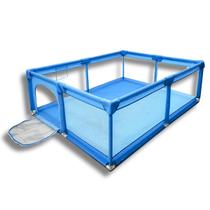 Cercado Tela Grade Proteção Cercadinho Portão Infantil Bebe 200-150CM - Azul