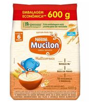 Cereais Infantil Nestlé Mucilon Multicereais 600 g- Kit 3un