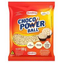 Cereal com Cobertura Sabor Chocolate Branco Choco Power Ball 300g