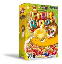 Cereal Fruit Rings Argolinhas De Milho Sabor De Frutas 200g Cereal Fruit Rings Argolinhas De Milho Sabor De Frutas 200g
