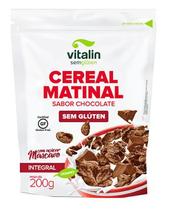 Cereal Matinal de Chocolate Vitalin 200g - Sem Glúten e Vegano