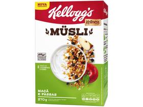 Cereal Matinal Maçã e Passas Kelloggs Musli - 270g