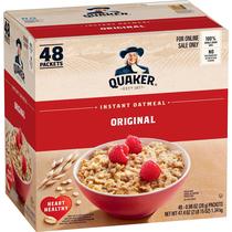 Cereal Matinal Quaker Aveia Instantânea Original Pacote com 48 Unidades