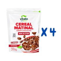 Cereal Matinal sabor Chocolate Vitalin - 4 unidades