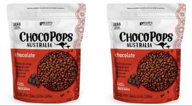 Cereal Matinal Saudável ChocoPops Australia Sabor Chocolate de 200g-Hart's Natural-Kit 02 unidades