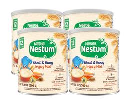 Cereal Nestle Nestum Wheat & Honey 300g (pacote com 4) 12M+