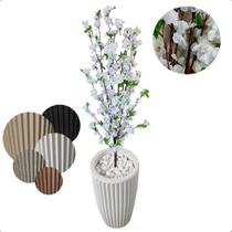Cerejeira Branca Planta Artificial com Vaso Decoração