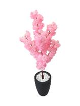 Cerejeira Rosa Bebê Flor Artificial com Vaso Decoração