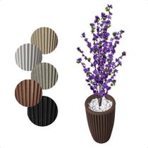 Cerejeira Roxa Flor Artificial para Sala com Vaso Decoração - Flor de Mentirinha