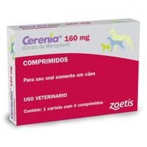 Cerenia 160 Mg - 1 Caixa Com 4 Comprimidos