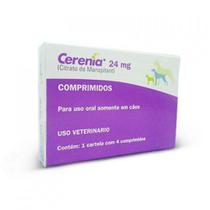 Cerenia 24mg - 4 comprimidos - Antiemético - Zoetis