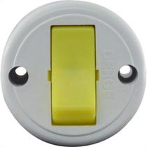 Cerge Interr Ext. 1 Interruptor Redondo - Kit C/10 Pc