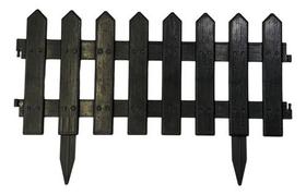 Cerquinhas Para Jardim De Plástico Preta Kit 10 Faz 5,50 mt Cerquinhas Para Jardim De Plástico Preta Kit 10 Faz 5,50 mt