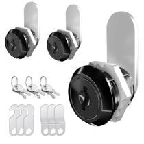 Cerradura para Gabinete BOZXYE Aleación de Zinc 16mm (5/8") Paquete de 3 con Llaves Cerradura para Gabinete BOZXYE Aleación de Zinc 16mm (5/8") Paquete de 3 con Llaves