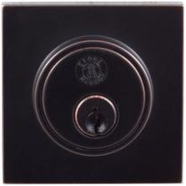 Cerrojo cuadrado de grado 3 vintage en bronce de Lock Stone Harbor