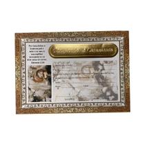 Certificado Diploma de Casamento em Auto Relevo Dourado - Pacote com 10 Unidades Certificado Diploma de Casamento em Auto Relevo Dourado - Pacote com 10 Unidades